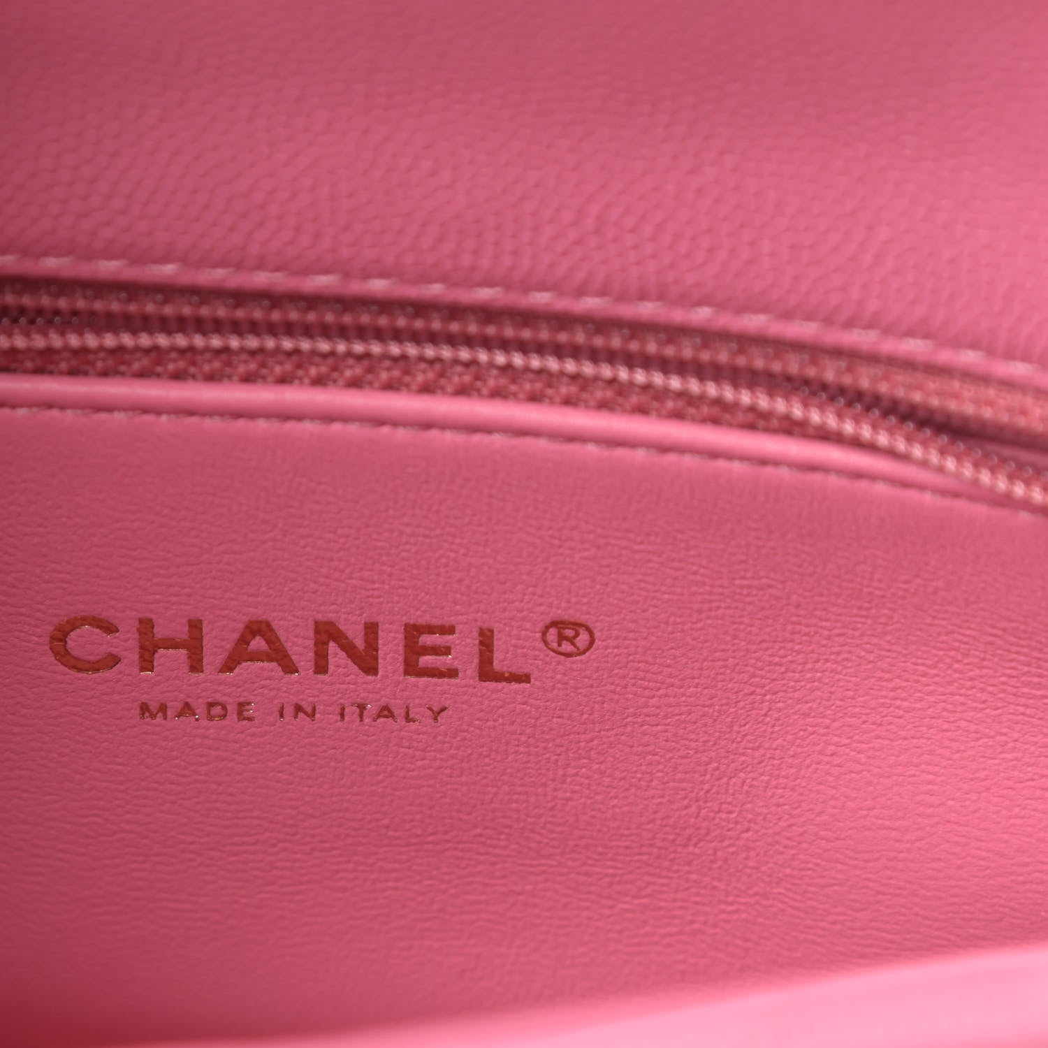 Chanel Caviar Lizard Embossed Quilted Mini Coco Handle Flap Pink 6 of 11