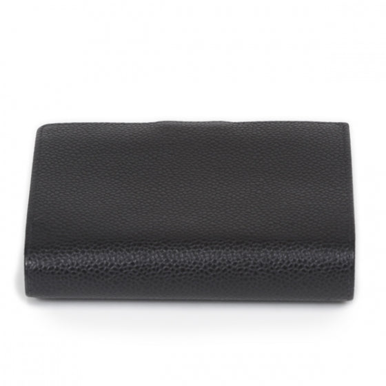 Caviar Bi-fold Wallet Black