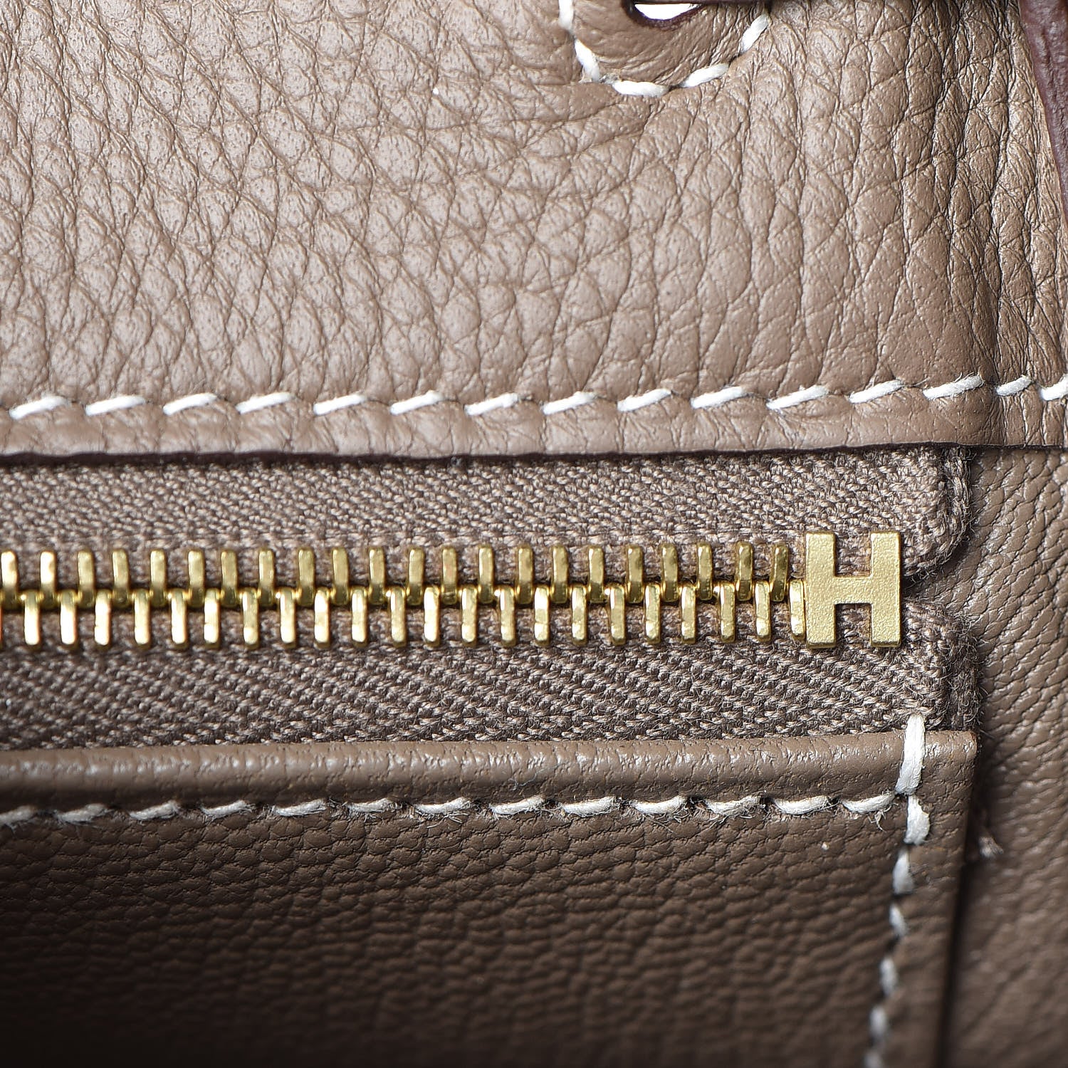 Hermes Togo Kelly Retourne 28 Etoupe 18 of 41
