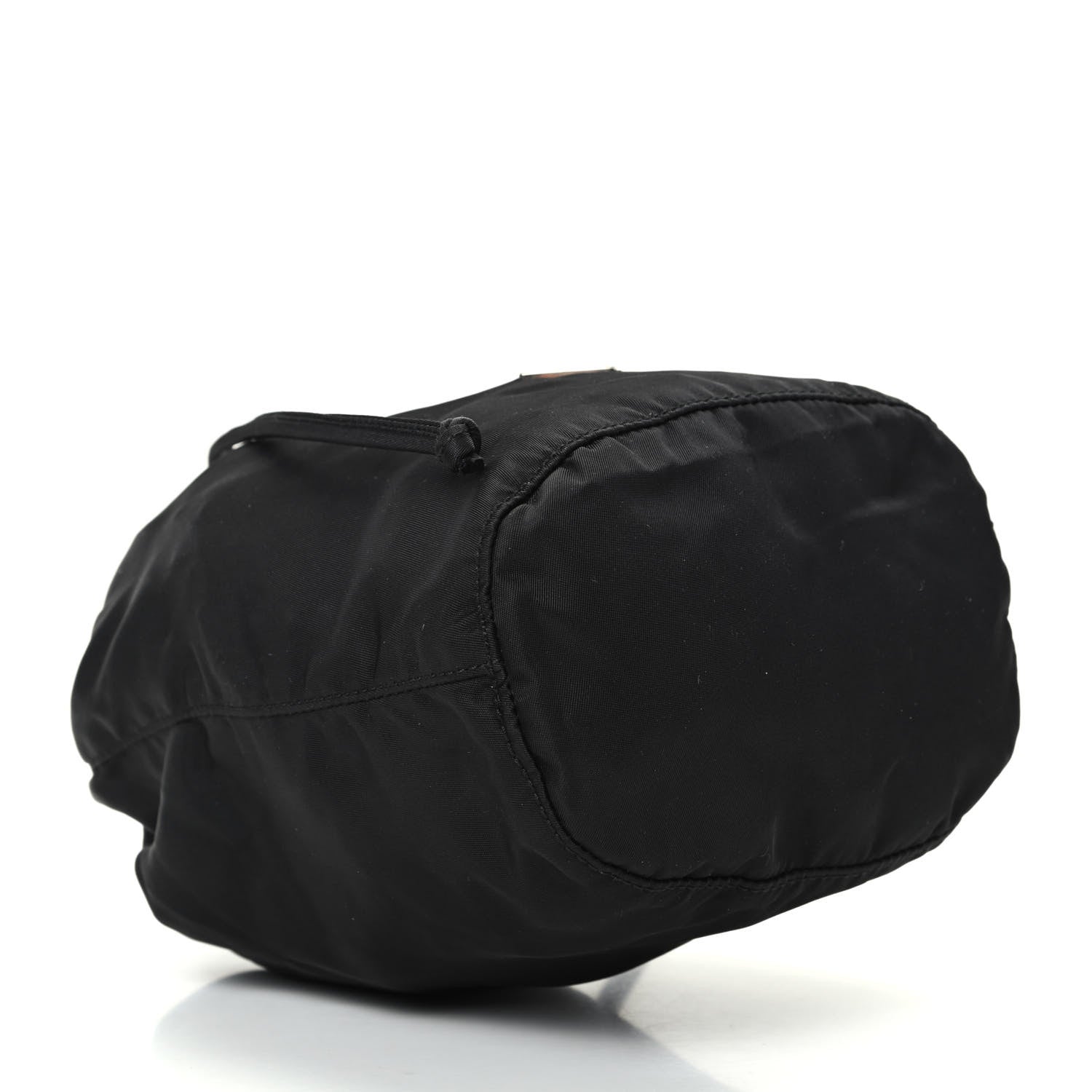Prada Saffiano Tessuto Nylon Vela Bucket Wristlet Black 4 of 8