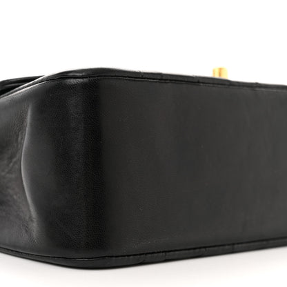 Chanel Lambskin Quilted Small Single Flap Black 10 of 16