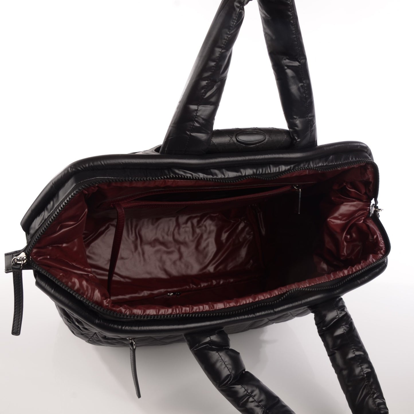 Nylon Quilted Coco Cocoon Trolley Black