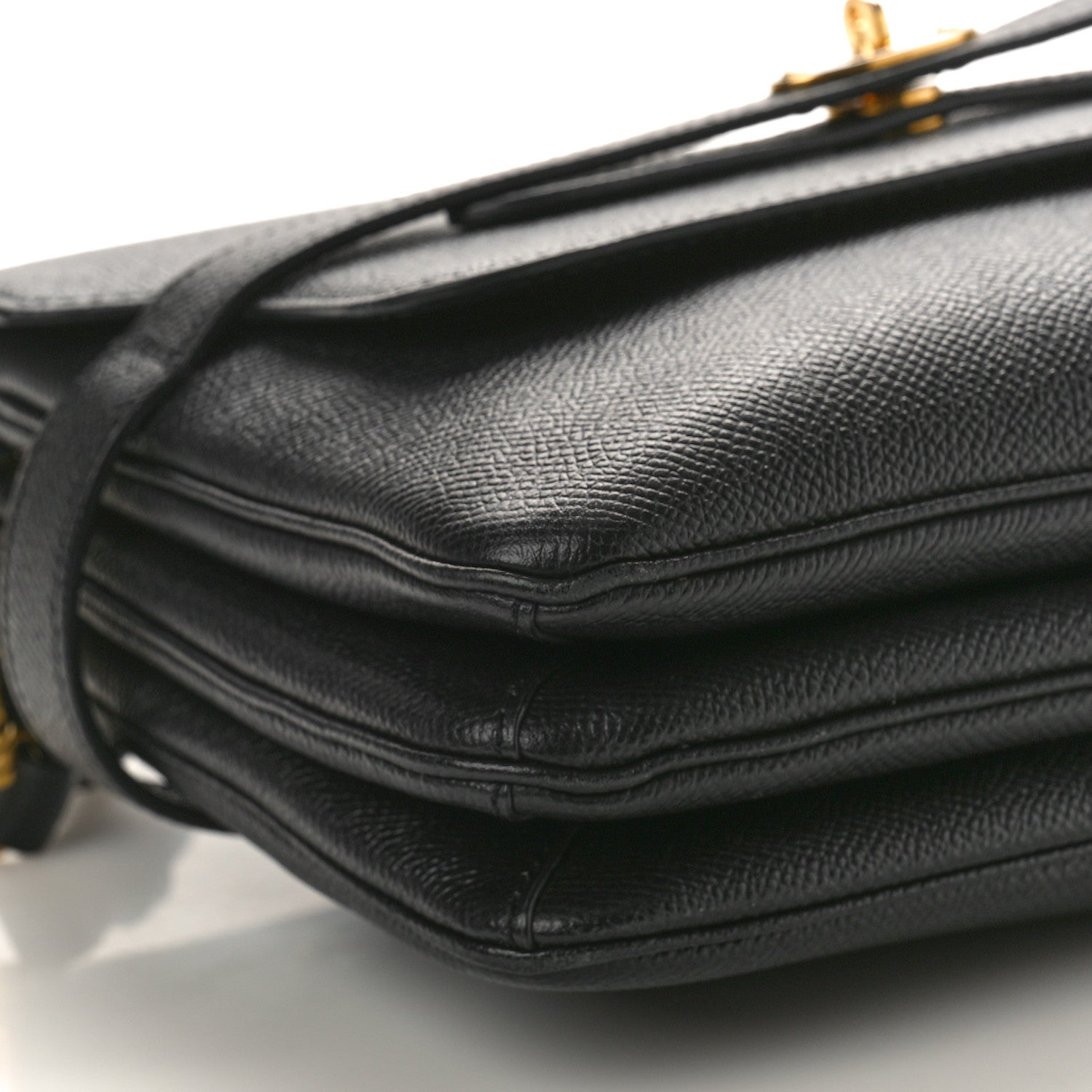 Mulberry Small Classic Grain Calfskin Belted Bayswater Satchel Black 9 of 11