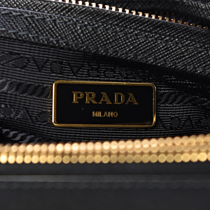 Prada Saffiano Small Galleria Double Zip Tote Black 6 of 11