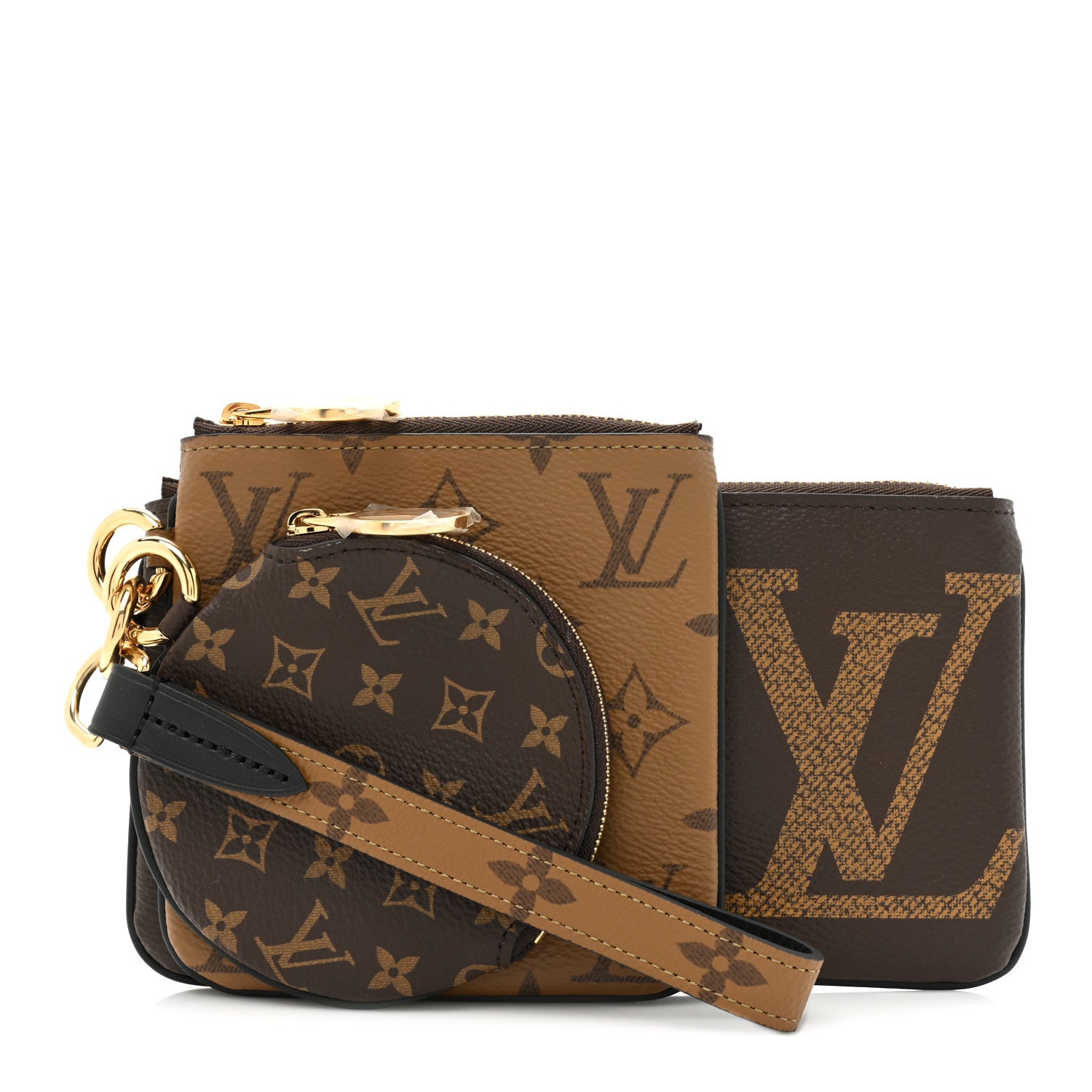 Louis Vuitton Reverse Monogram Giant Trio Pouch 1 of 14