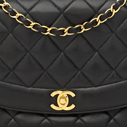 Chanel Lambskin Quilted Medium Single Flap Black 9 of 12