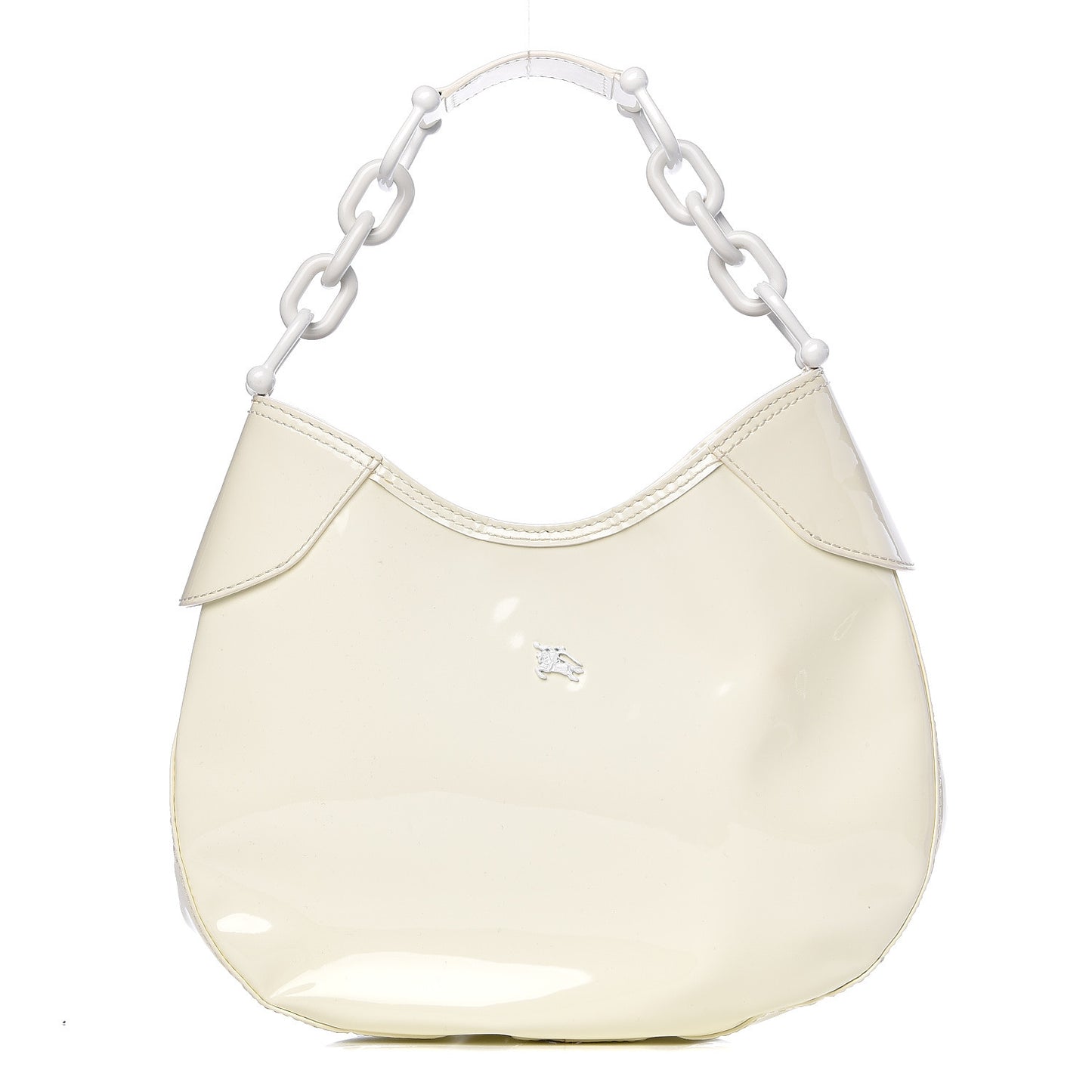 Patent Chain Hobo White