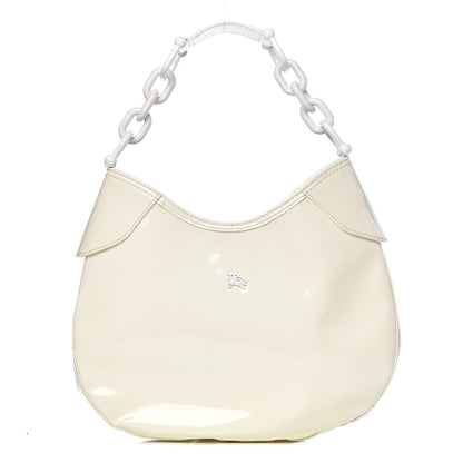 Burberry Patent Chain Hobo White 1 of 13