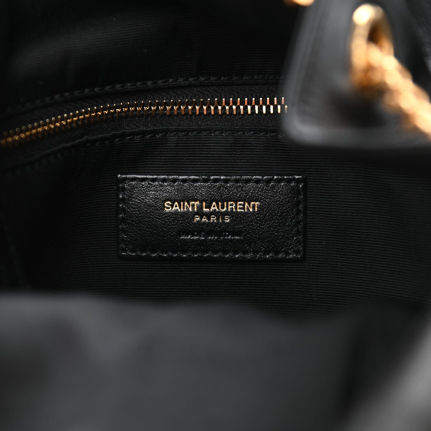 Lambskin Matelasse Monogram Joe Backpack Black