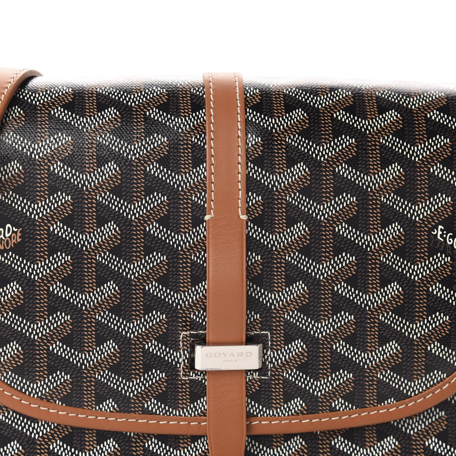 Goyard Goyardine Belvedere II PM Messenger Bag Black Gold 11 of 11