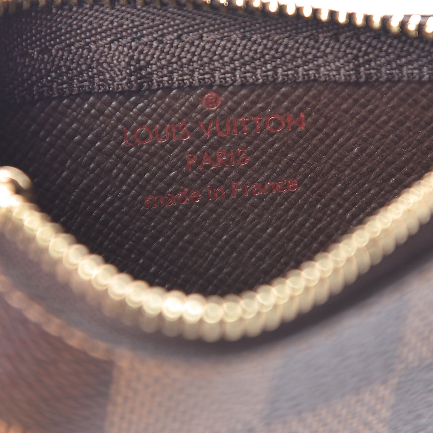 Damier Ebene Key Pouch