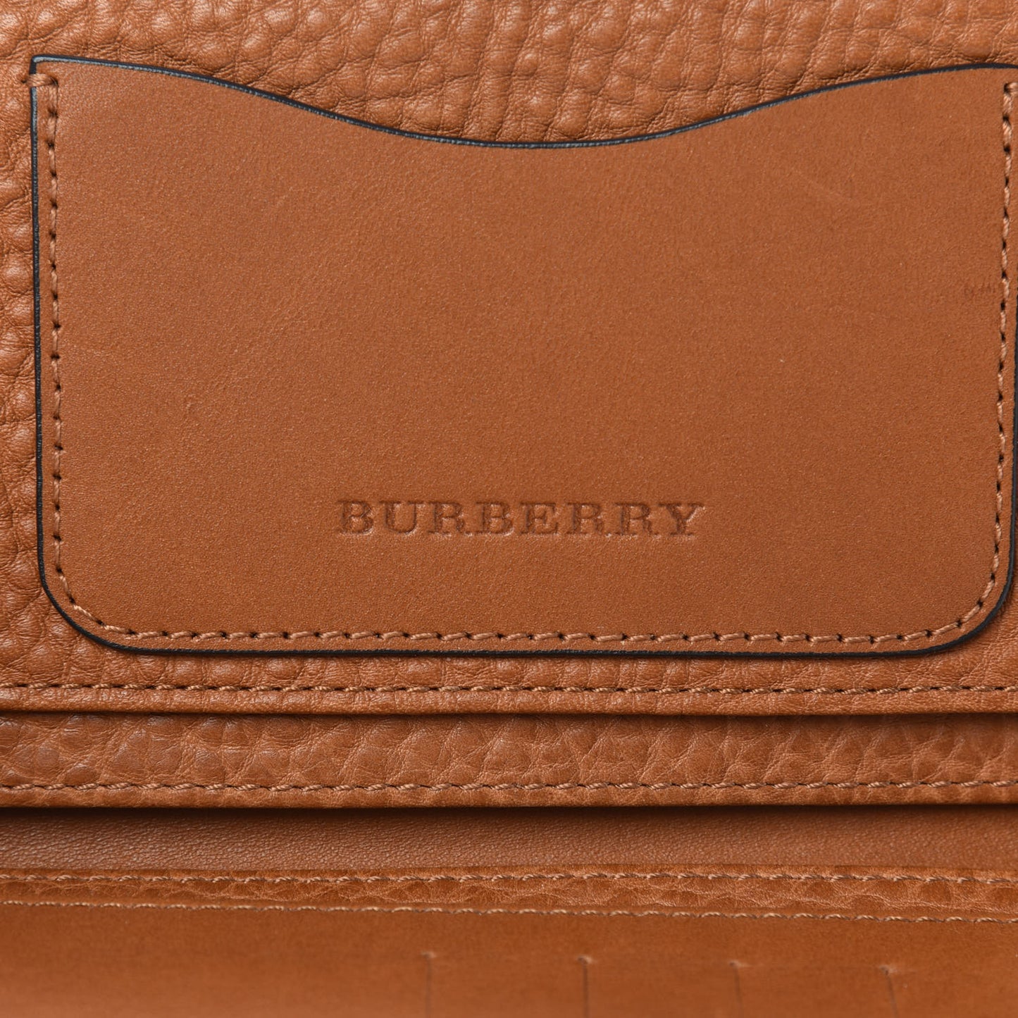Brit Calfskin Lexi Wallet Saddle Brown