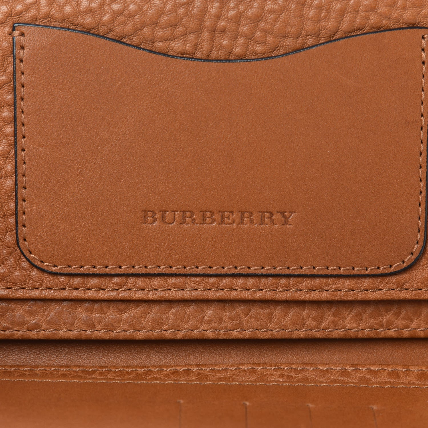 Burberry Brit Calfskin Lexi Wallet Saddle Brown 6 of 8