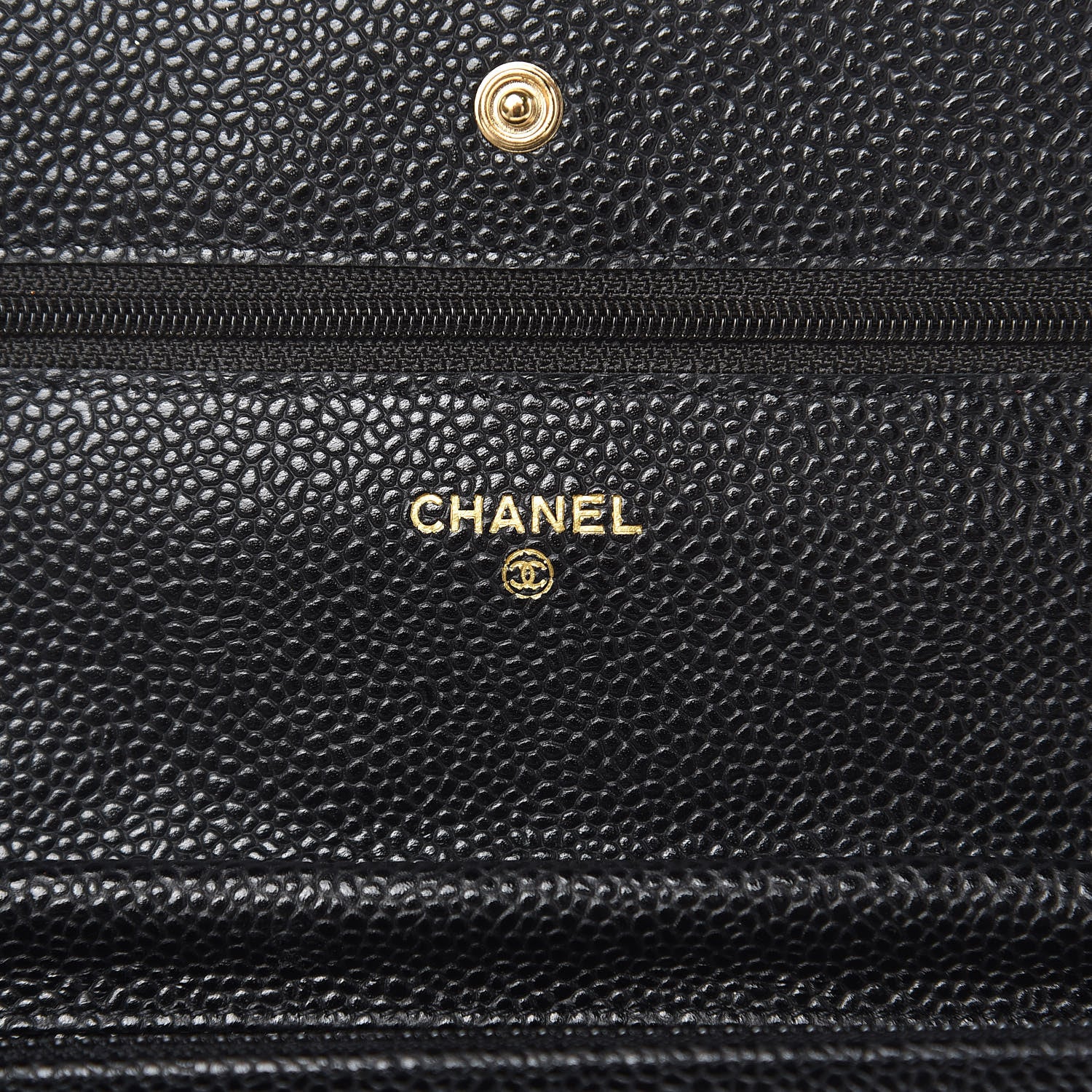 Chanel Caviar Quilted Wallet On Chain WOC Black 8 of 12
