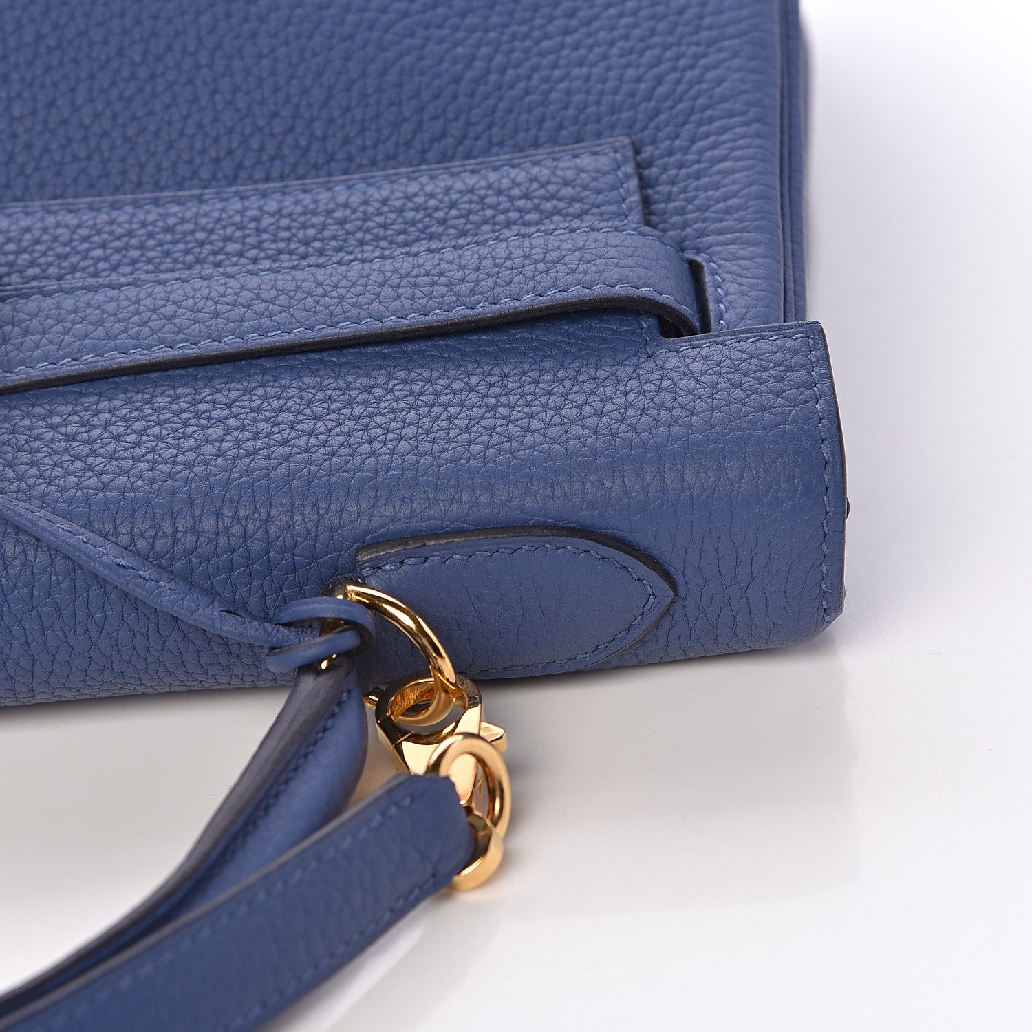 Hermes Taurillon Clemence Kelly Retourne 32 Bleu Brighton 38 of 42