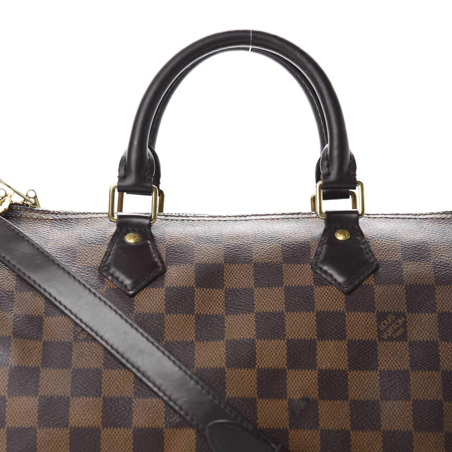 Louis Vuitton Damier Ebene Speedy Bandouliere 30 18 of 18