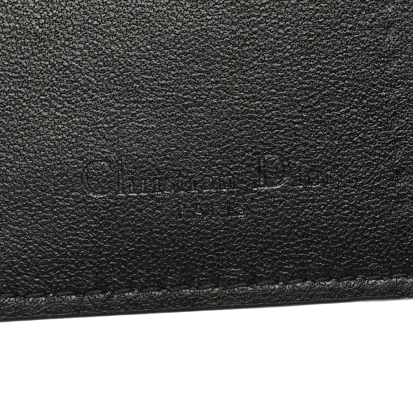 Lambskin Cannage Small Lady Dior Flap Card Holder Black