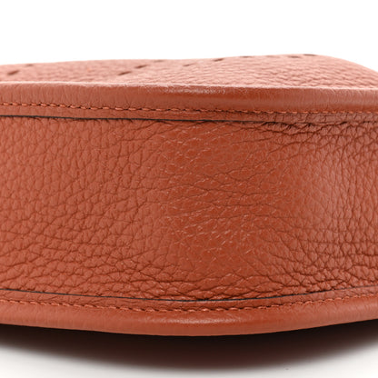Hermes Taurillon Clemence Maxi Quadrille Evelyne TPM Cuivre Capucine Parme Rouge Duchess 7 of 8