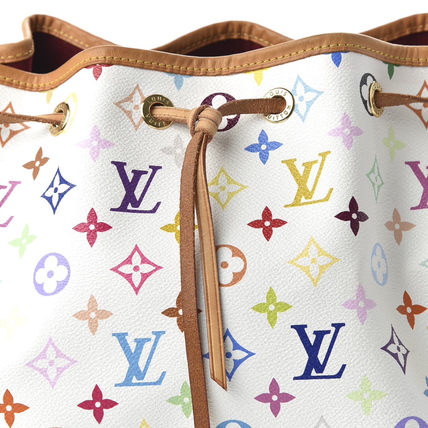 Louis Vuitton Monogram Multicolor Petit Noe White 9 of 9