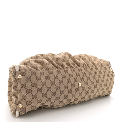 Gucci Monogram Large D Gold Ring Hobo Off White 4 of 13