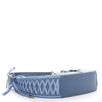 Christian Dior Denim Admit It Hobo Blue 4 of 12