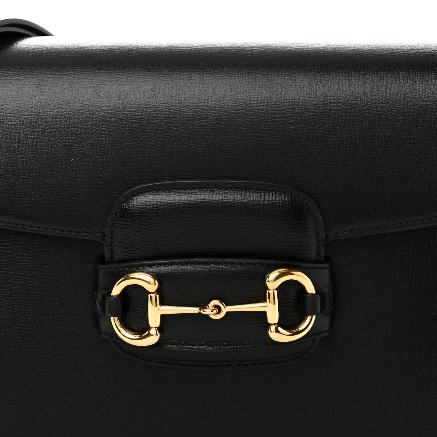 Azalea Calfskin Horsebit 1955 Shoulder Bag Black