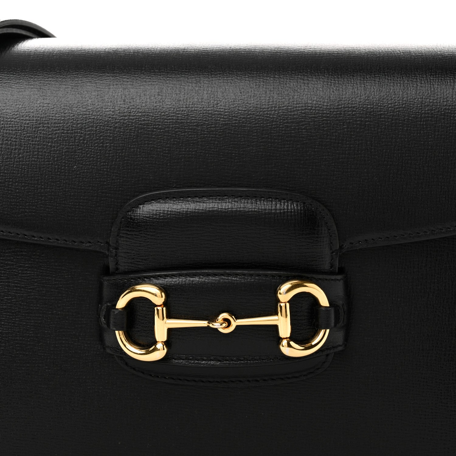 Gucci Azalea Calfskin Horsebit 1955 Shoulder Bag Black 8 of 10