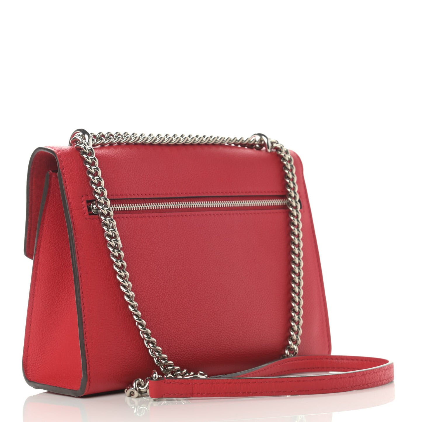 Soft Calfskin Mylockme Chain Bag BB Rubis