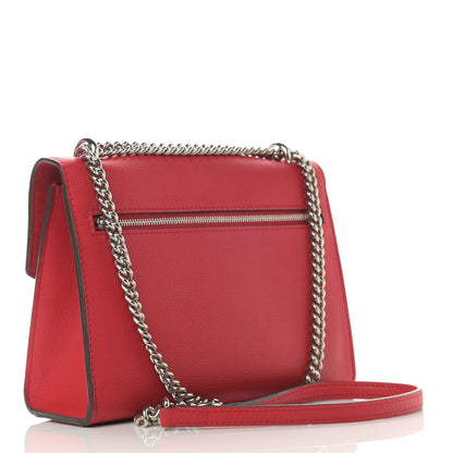 Louis Vuitton Soft Calfskin Mylockme Chain Bag BB Rubis 3 of 13
