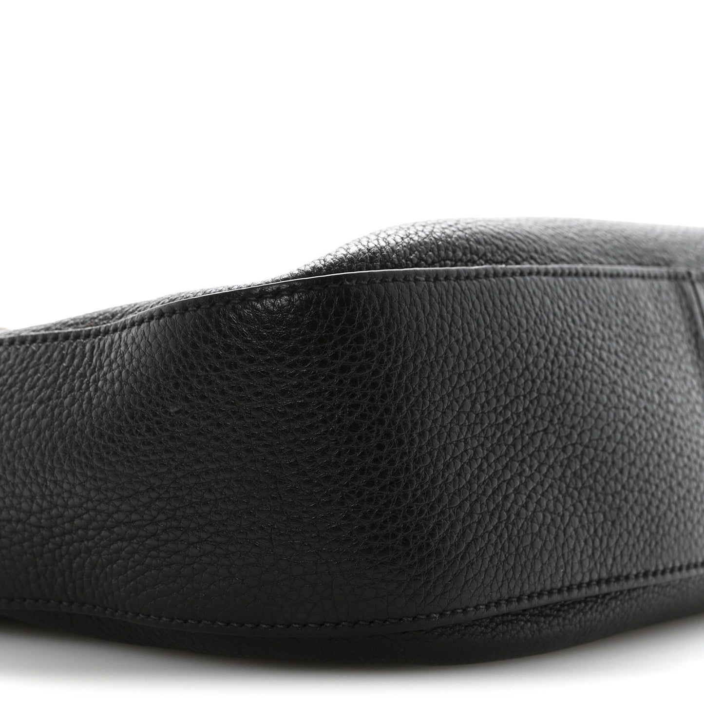 Vitello Phenix Zippered Messenger Hobo Black