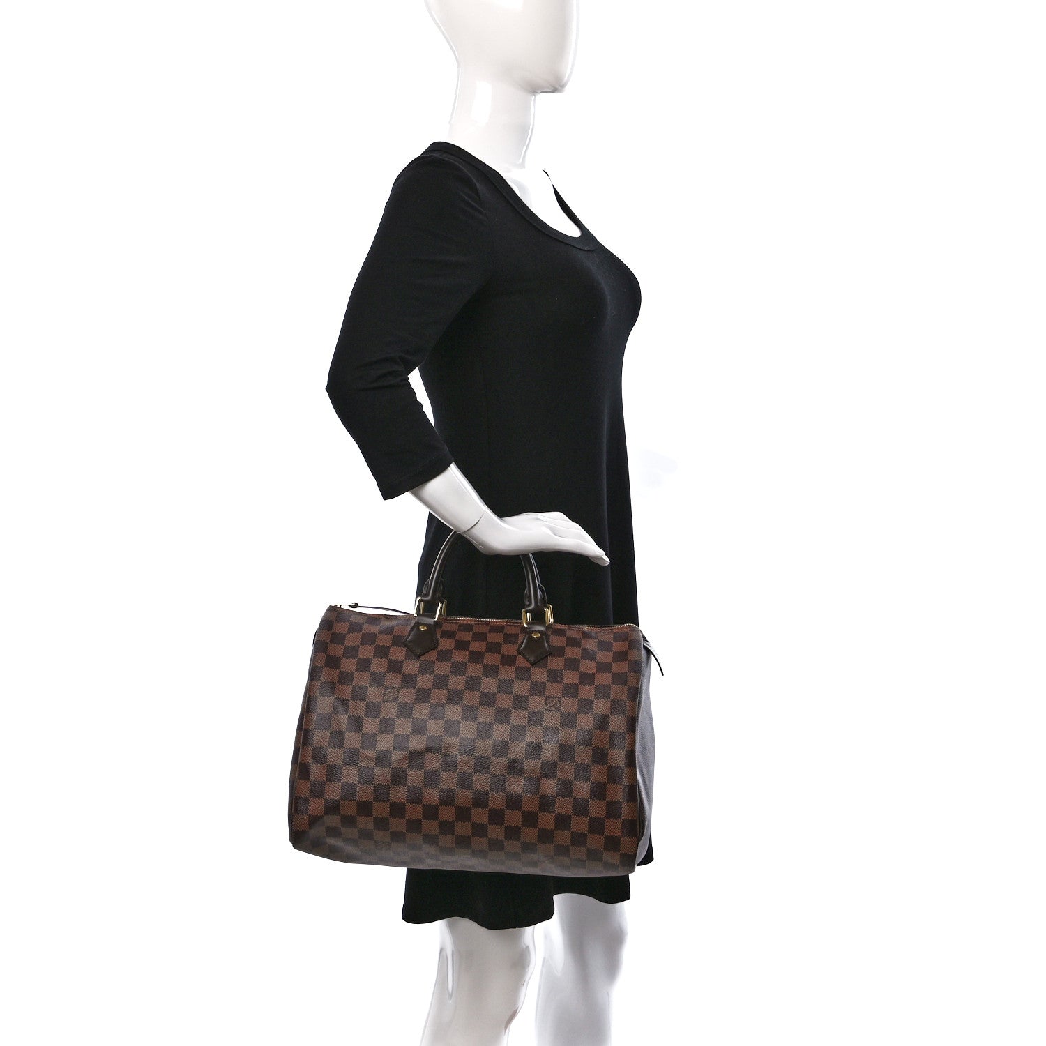 Louis Vuitton Damier Ebene Speedy 35 2 of 12
