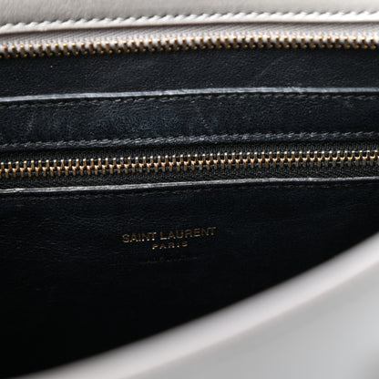 Saint Laurent Calfskin Monogram Small Cabas Fog 6 of 9
