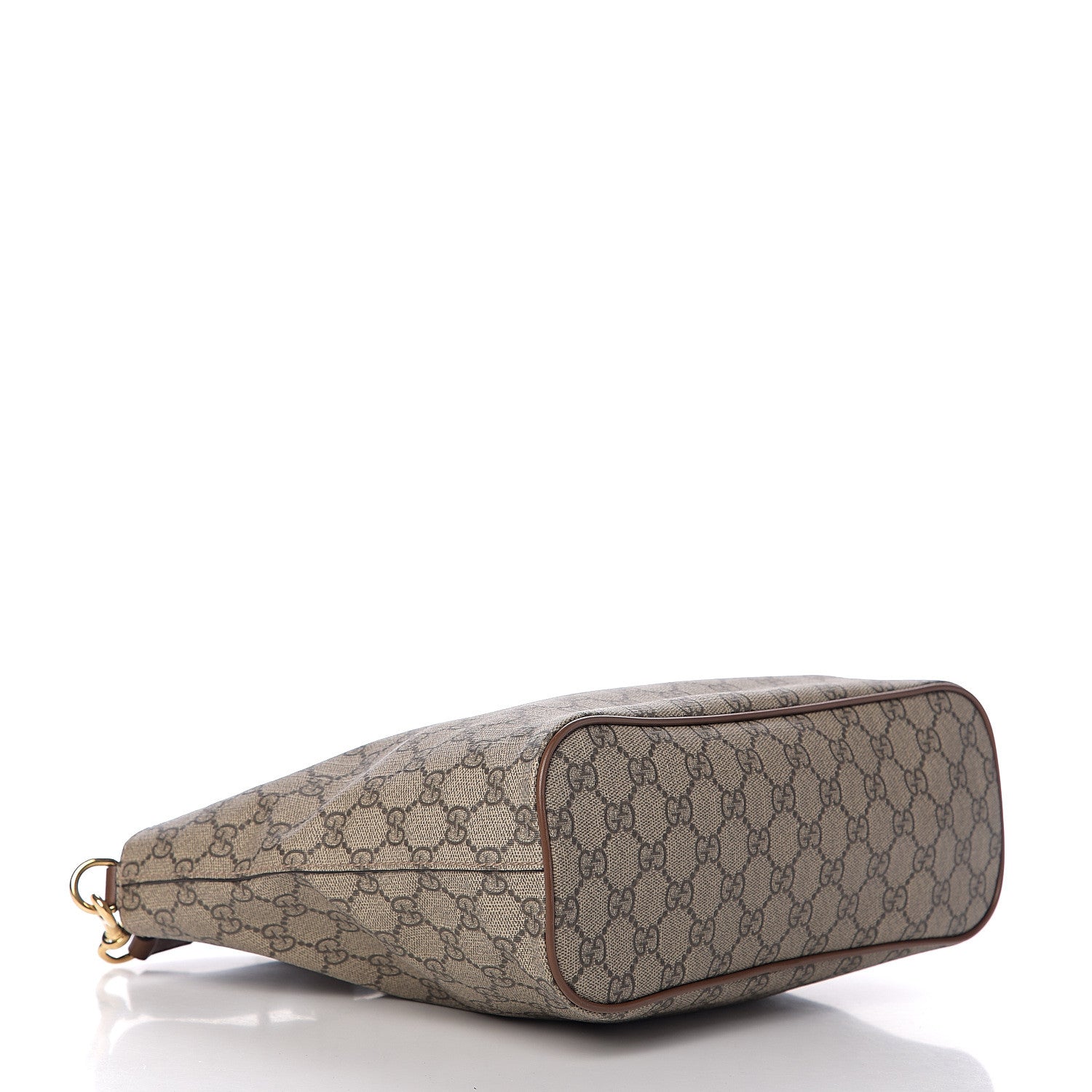 Gucci Soft GG Supreme Monogram Small Crossbody Tote Beige Cuir 3 of 11