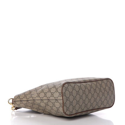 Gucci Soft GG Supreme Monogram Small Crossbody Tote Beige Cuir 3 of 11