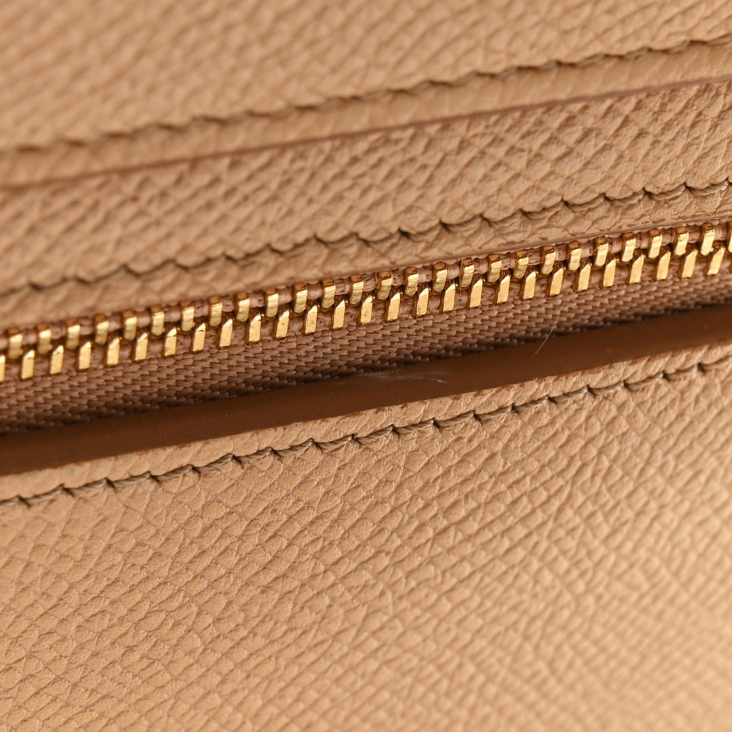Grained Calfskin Micro Belt Bag Nude