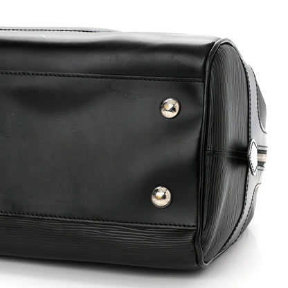 Louis Vuitton Epi Bowling Montaigne GM Black 9 of 13