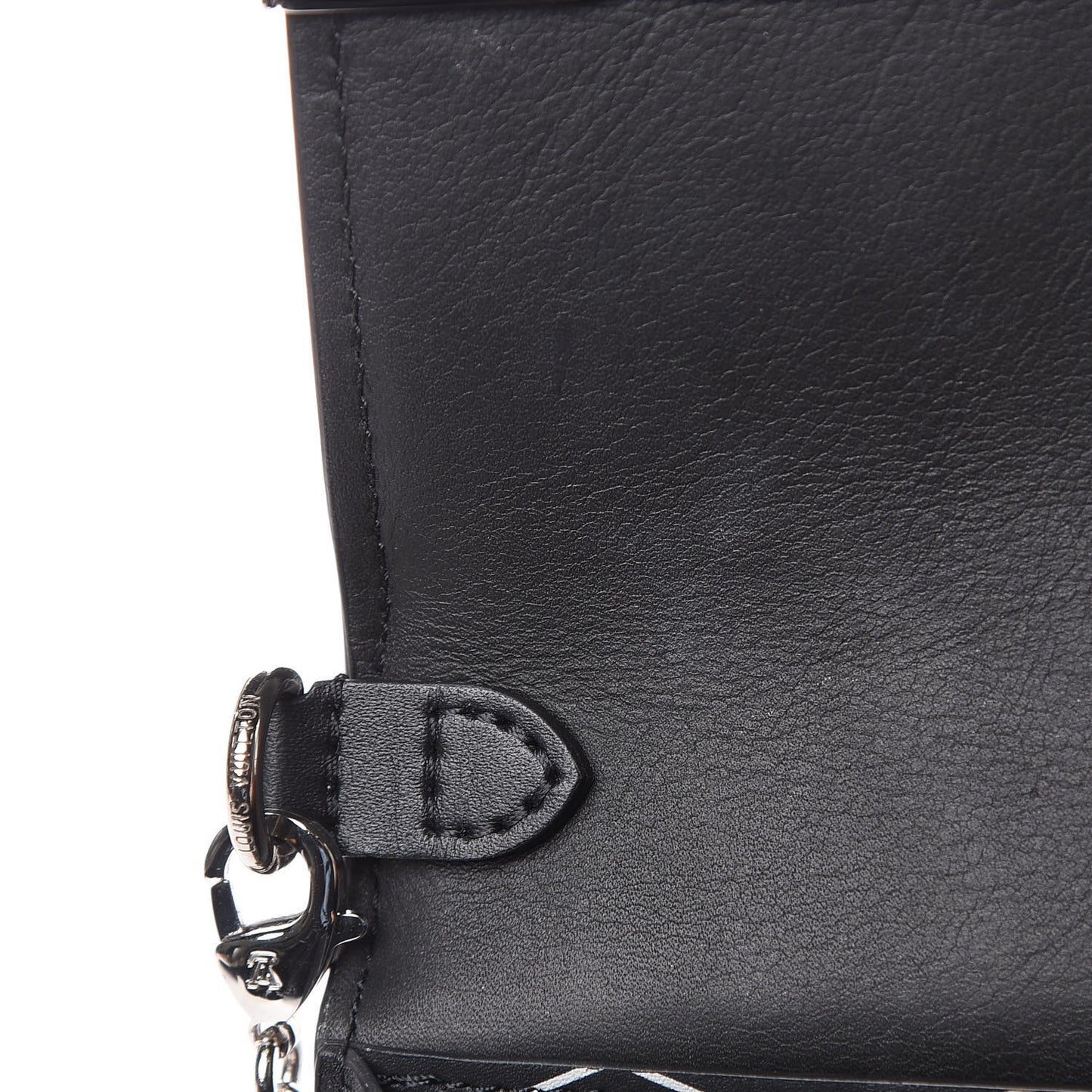 Epi Trunk Chain Wallet Black