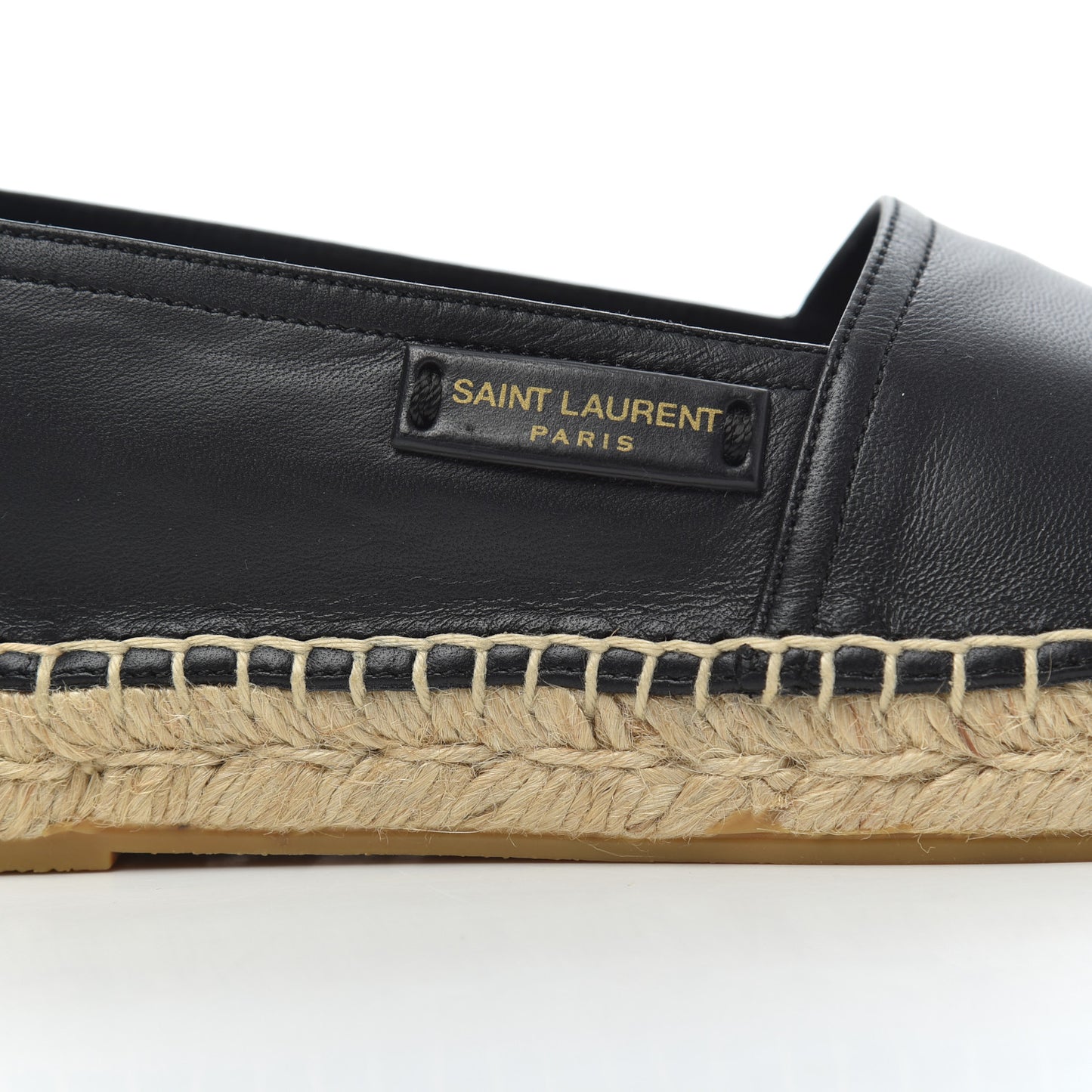 Lambskin Mens Espadrilles 40.5 Black