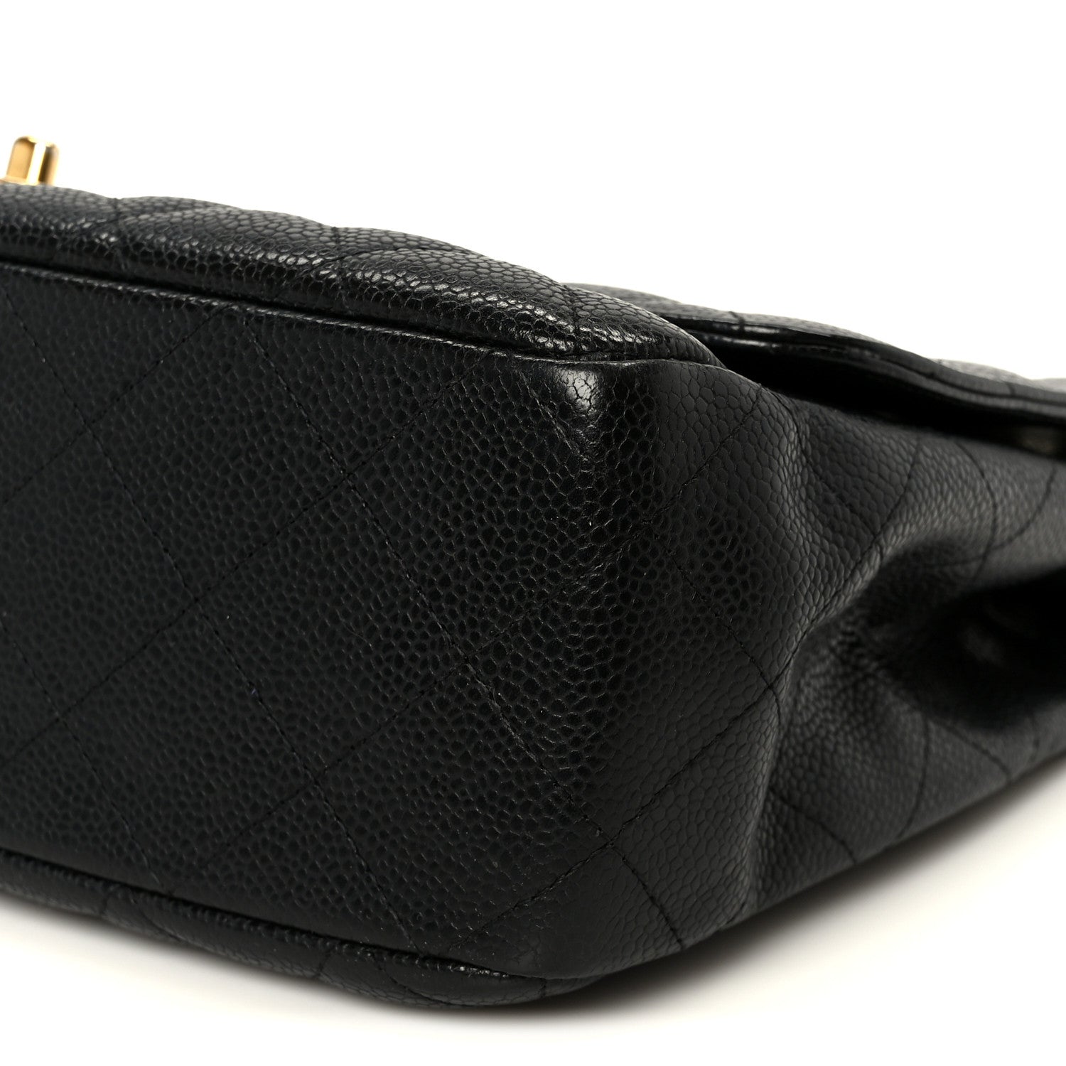 Chanel Caviar Quilted Jumbo Single Flap Black 11 of 11