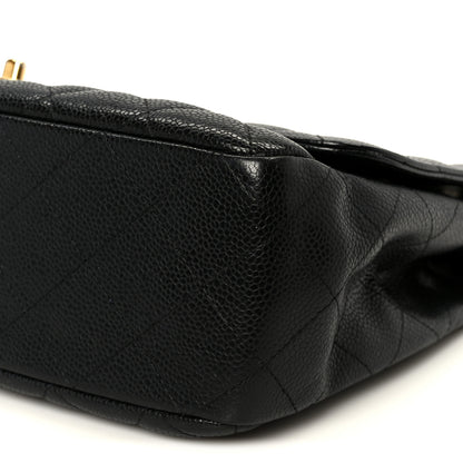 Chanel Caviar Quilted Jumbo Single Flap Black 11 of 11
