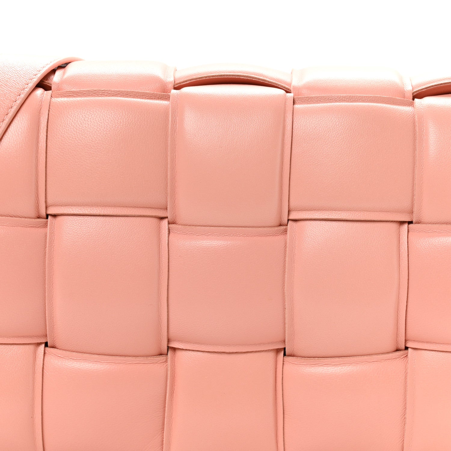 Bottega Veneta Nappa Maxi Intreccio Padded Cassette Crossbody Bag Peachy 8 of 11