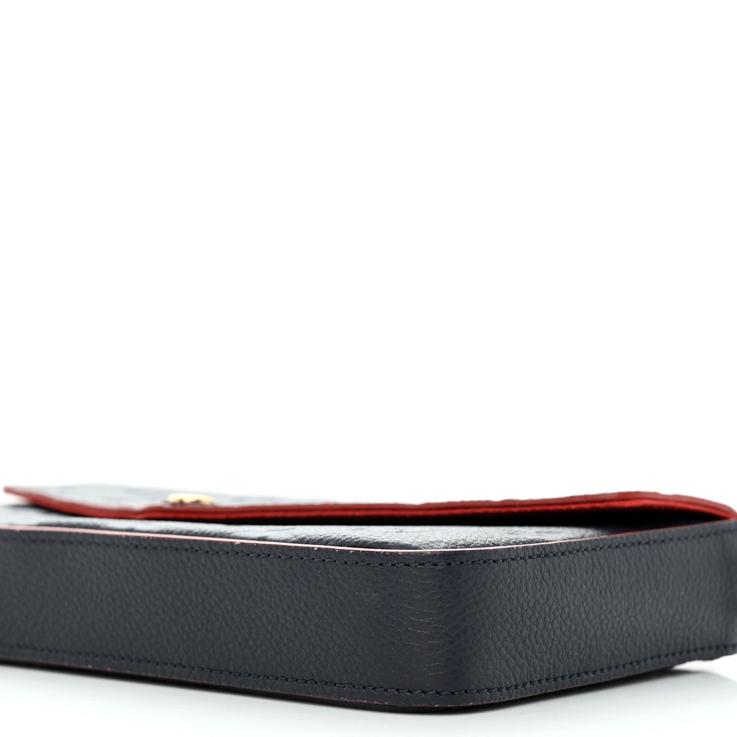Empreinte Pochette Felicie Chain Wallet Marine Rouge