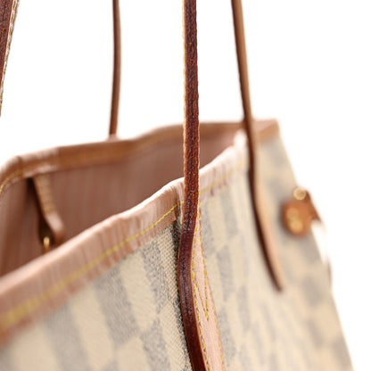 Louis Vuitton Damier Azur Neo Neverfull MM Rose Ballerine 15 of 15