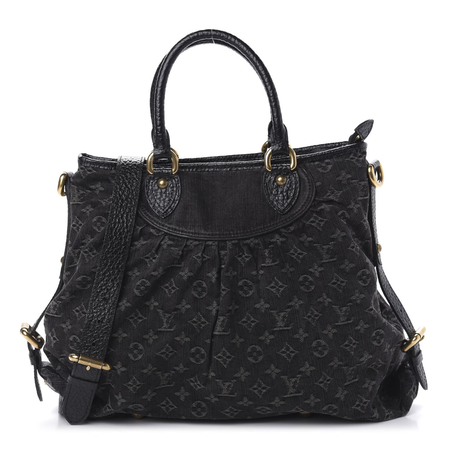 Louis Vuitton Denim Neo Cabby GM Black 1 of 10