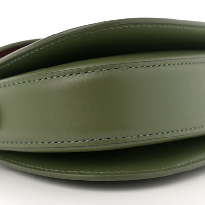 Loro Piana Smooth Calfskin Mini Ghiera Bag Dark Lichen Green Kummel 8 of 9