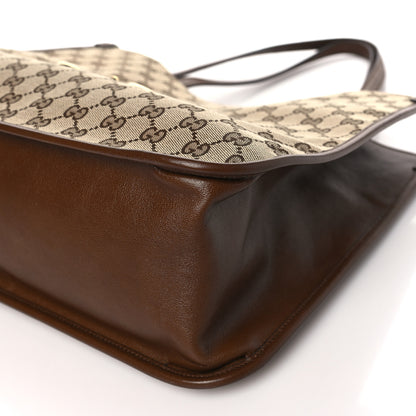 Gucci Monogram Horsebit 1955 Tote Bag Beige Brown Sugar 10 of 10