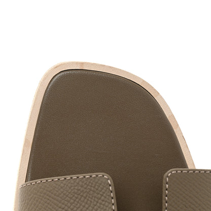 Hermes Epsom Oran Sandals 39 Etoupe 11 of 11