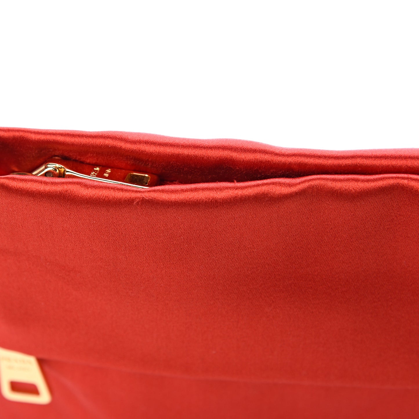 Satin Evening Clutch Fuoco