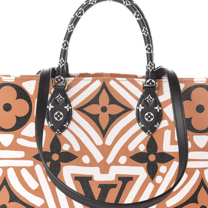 Louis Vuitton Monogram Giant Crafty Onthego GM Crème Caramel 9 of 12