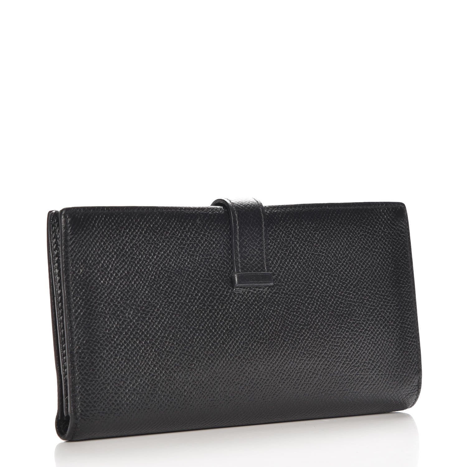 Hermes Epsom Bearn Gusset Wallet Black 3 of 8